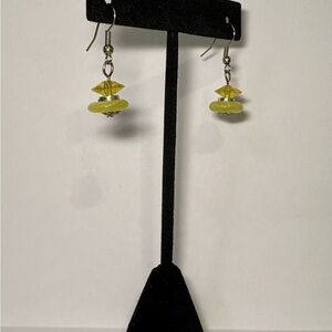 Yellow Dangle Earrings